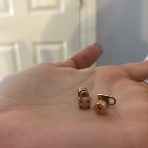 Michael Kors padlock earring studs